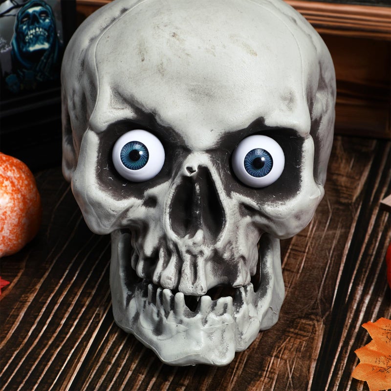 ROSENICE Halloween Eyeballs Scary Realistic Hollow Eyeball Halloween Horror Mask Skull Costume Props for Halloween Trick or Treat Party Craft Decoration 8PCS (26mm) - Image 5
